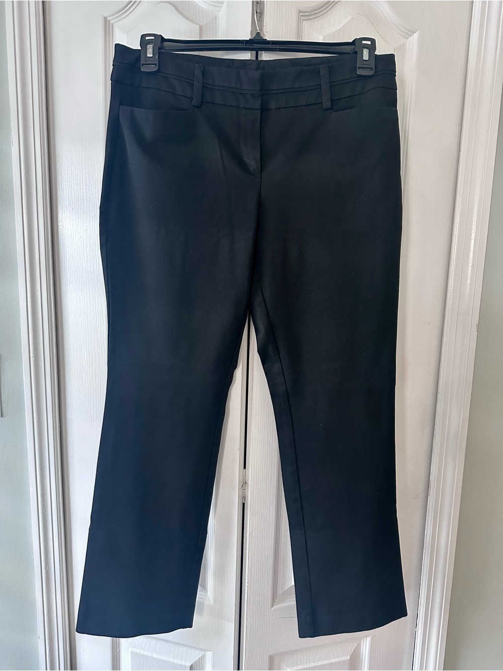 New York & Company 7th Avenue Design Studio Black Dress Pants 12 Petite"
